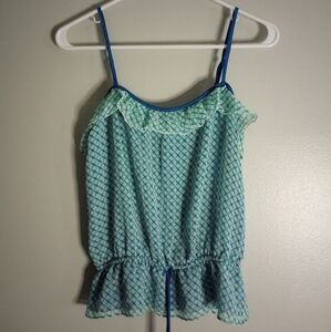 Old Navy patterned top size medium